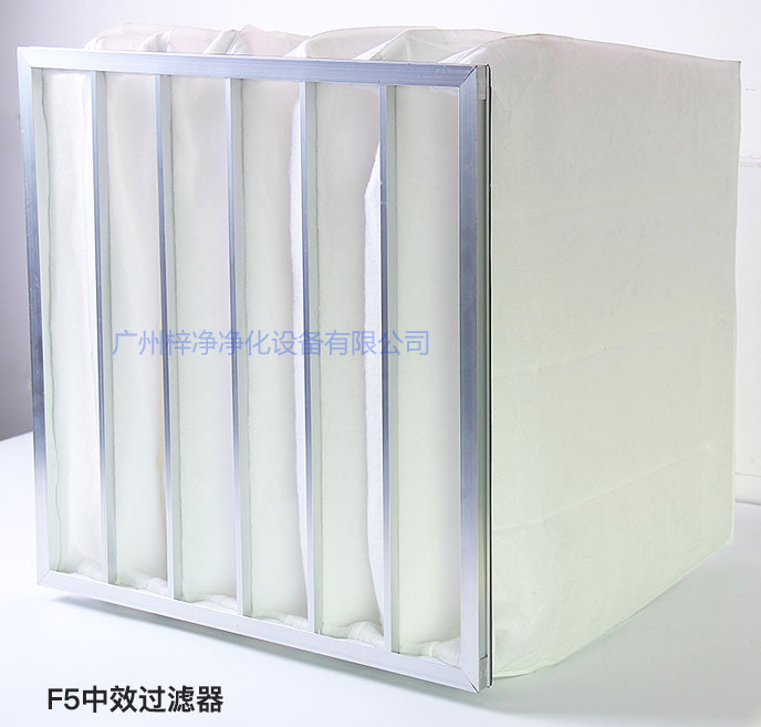 F5級袋式中效過濾器主要用于商業大樓、劇院、車站。